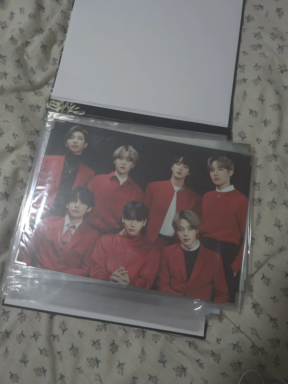 BTS Official Premium Photo Collection Lot w/ 12x12 Sleeve Binder (Jimin & Group)